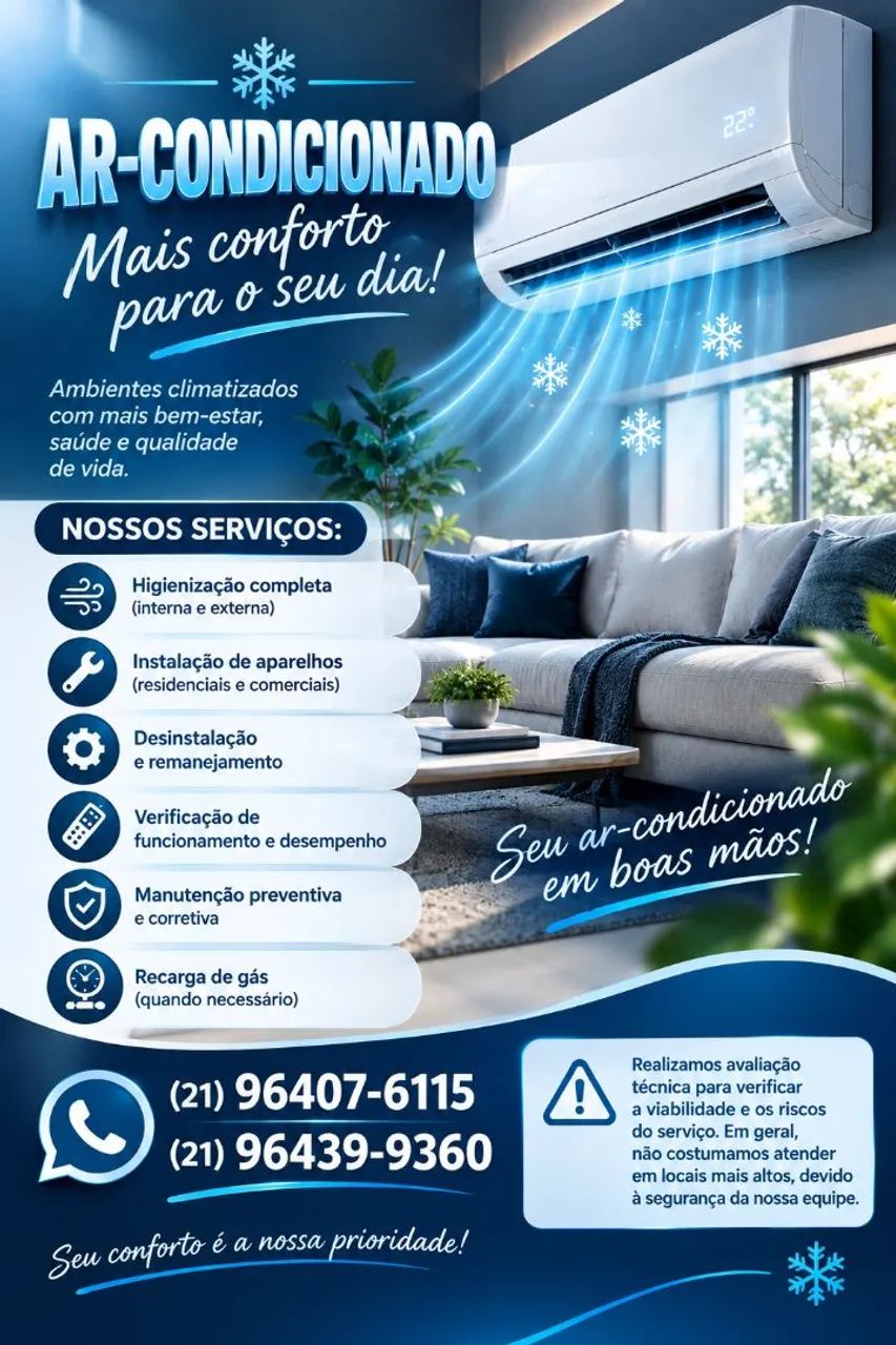 Instalação e Manutenção de Ar-Condicionado Split