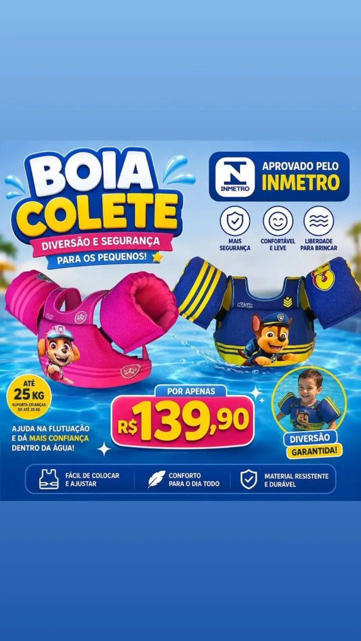 Vendo Boia para Crianças 