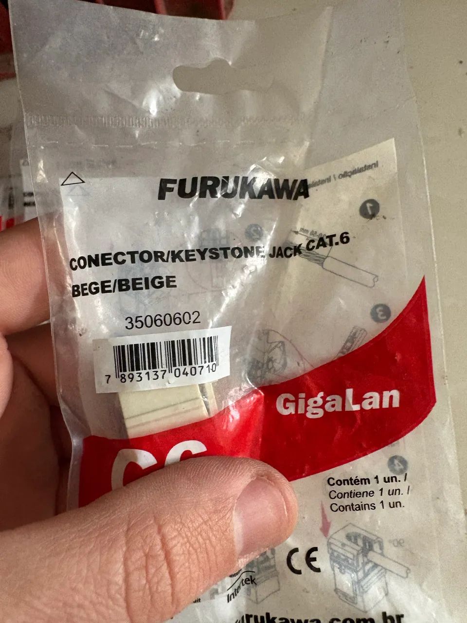 Jack keystone cat6 furukawa  - Foto 3