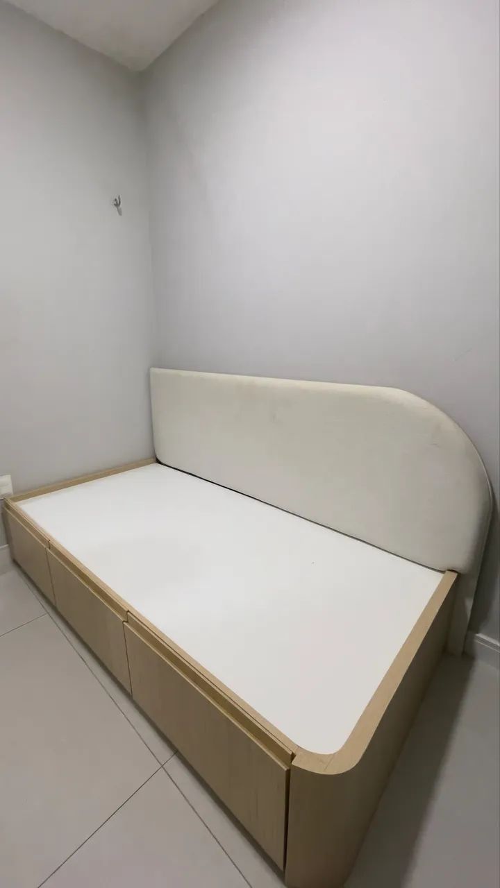 Cama de solteiro com painel - Foto 2