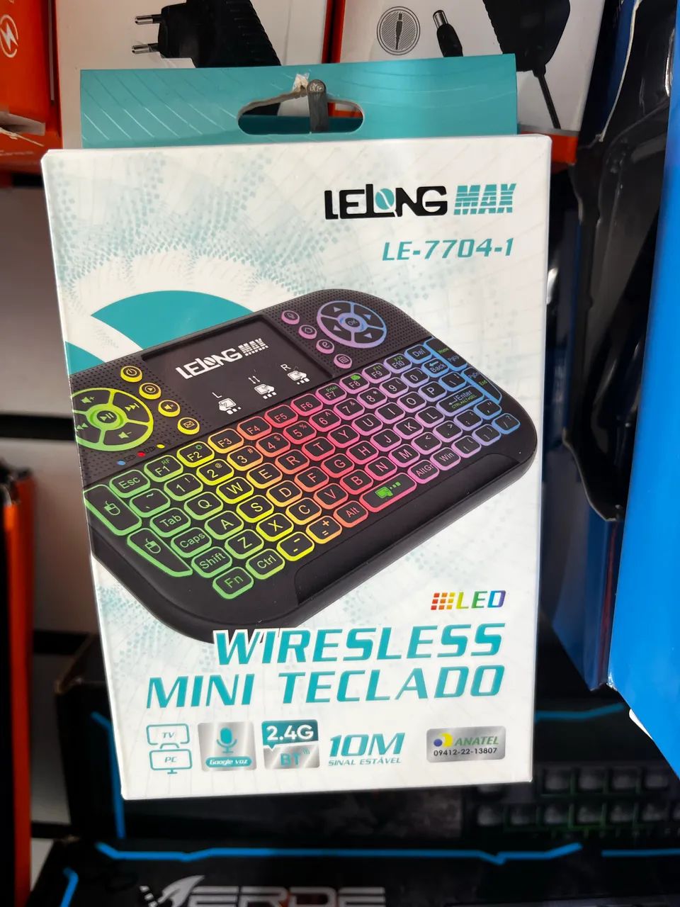 Mini Teclado Wireless Led 