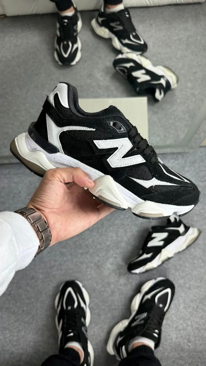 Tênis New Balance 9060 Masculino Preto e Branco ! 