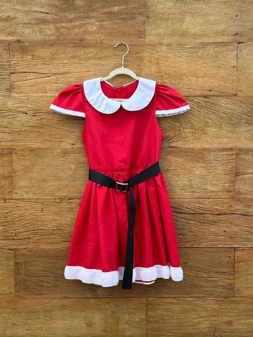 vestido de natal infantil vermelho