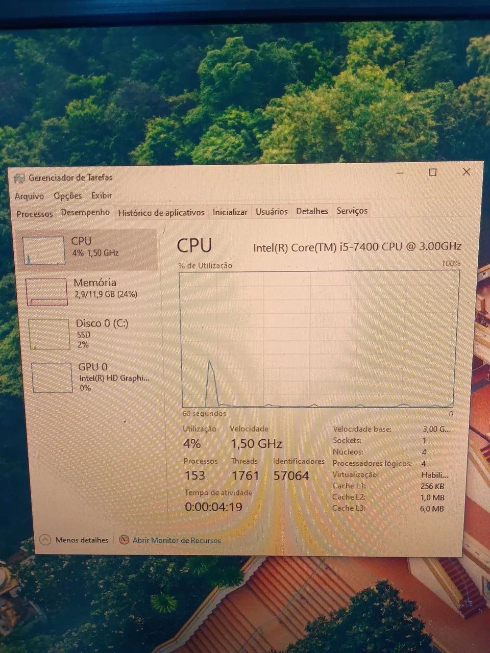 Processador i5-7400+12gbram+SSD 256 - Foto 2