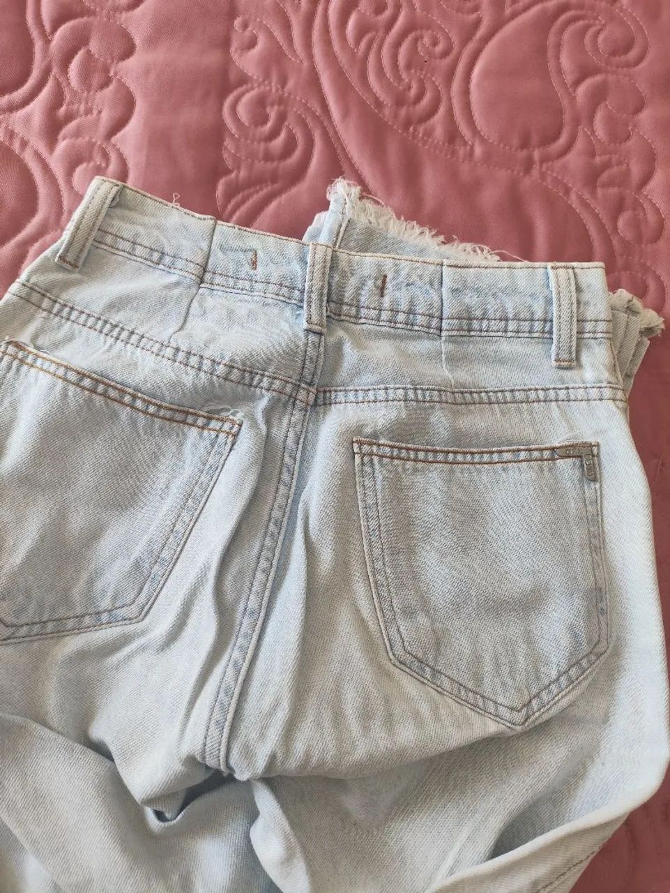 Calça jeans wide leg clara 36  - Foto 2