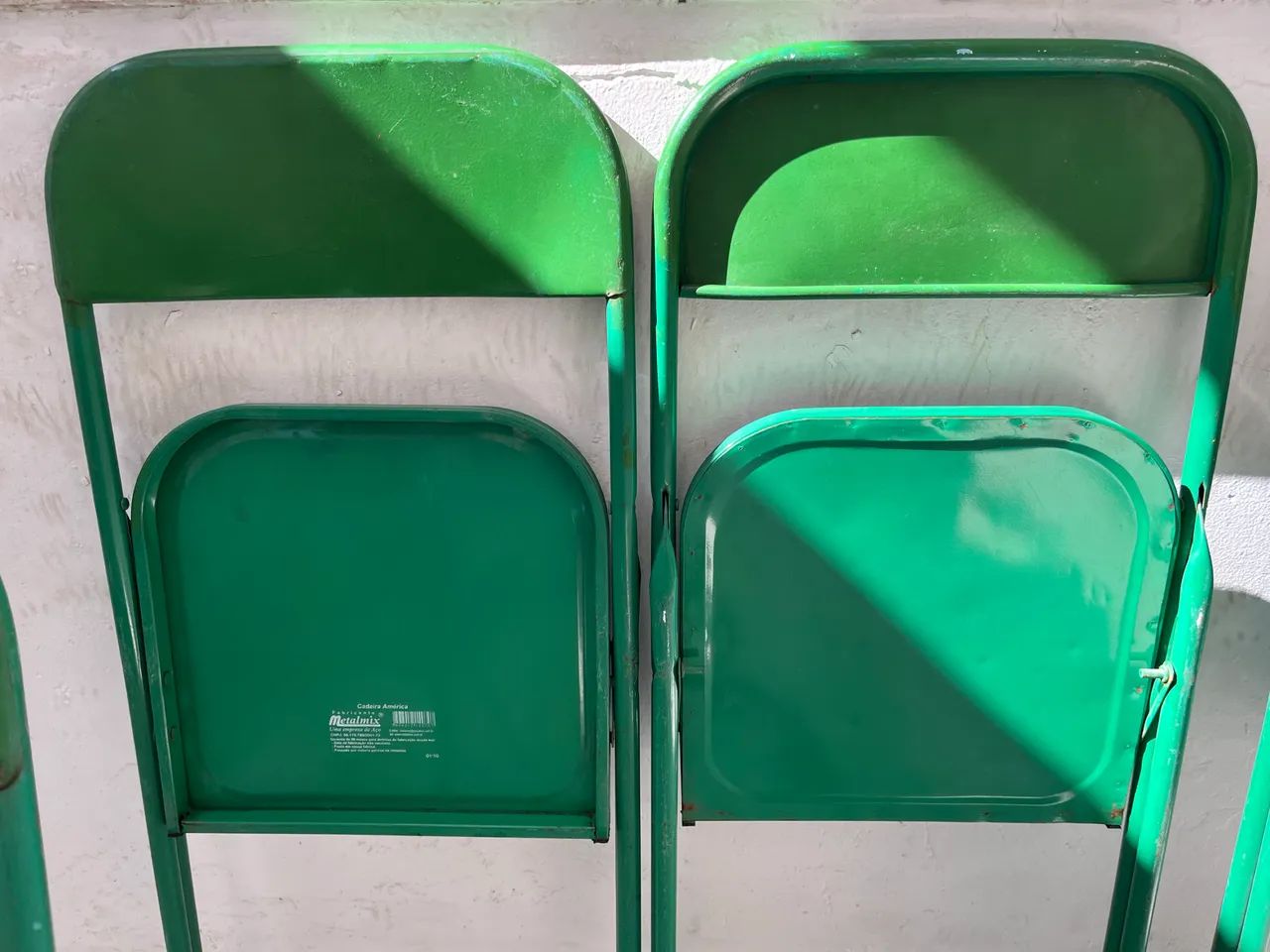 Vendo 20 cadeiras dobráveis em ótimo estado  - Foto 4