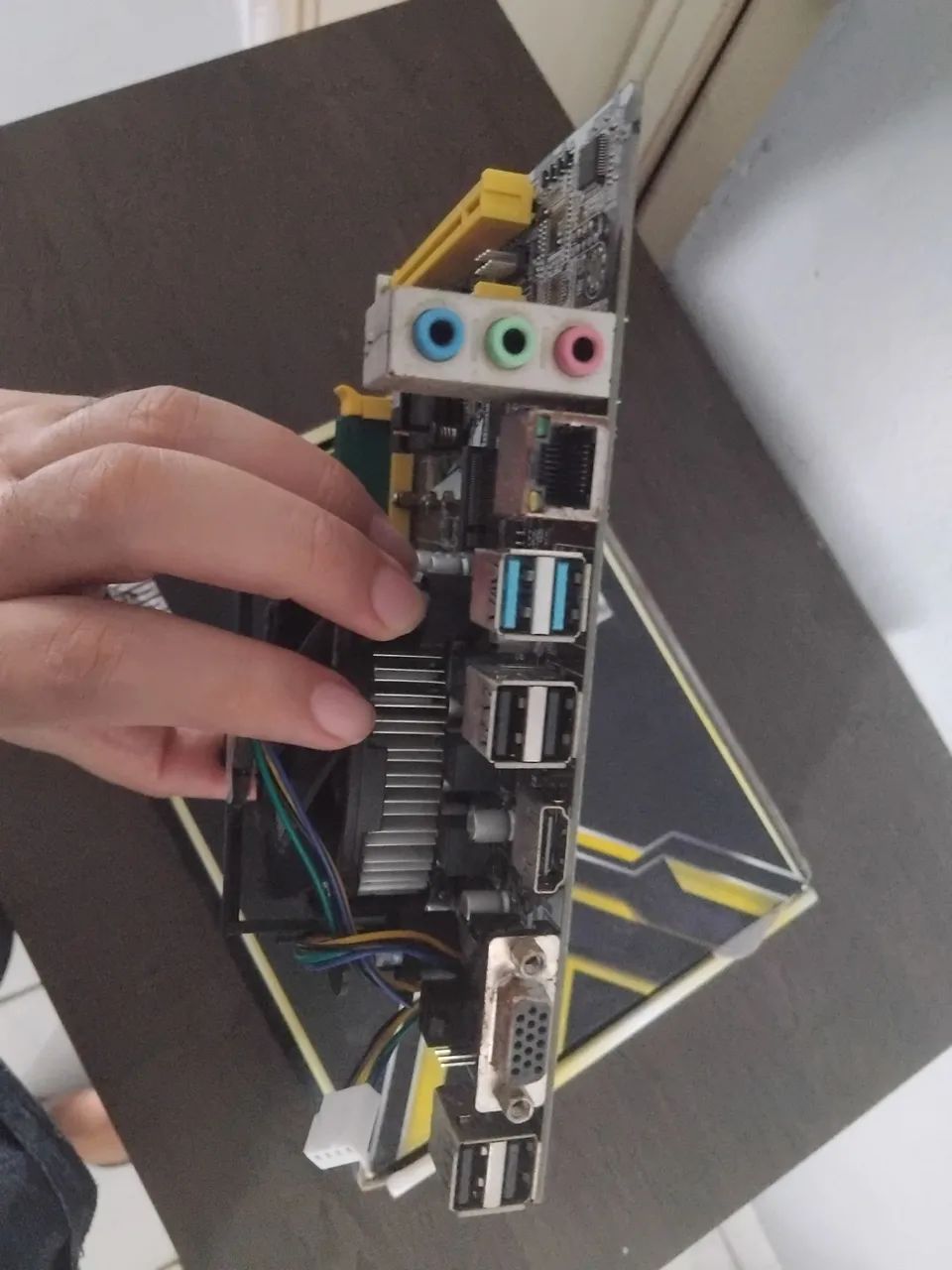 Kit placa mãe + 16g de memória + processador  - Foto 2