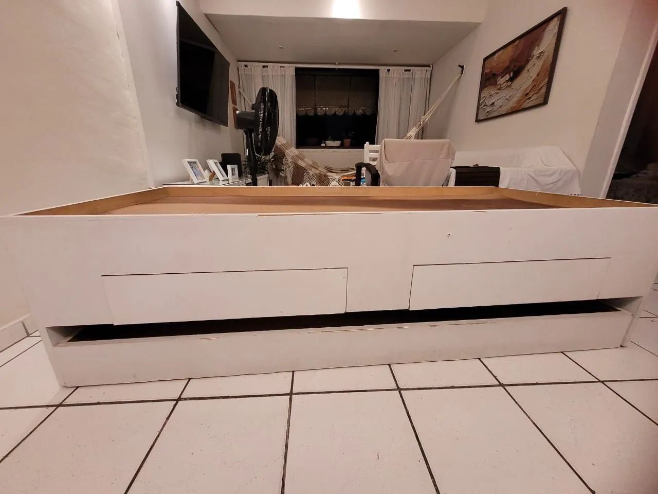 Cama solteiro + bi cama + gavetas 