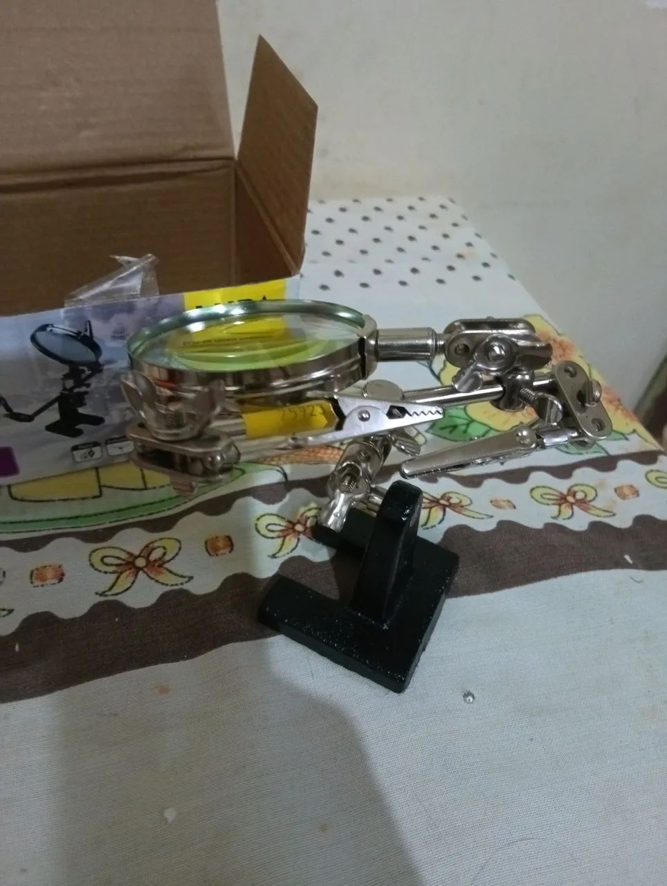 Lupa de mesa para soldas de placas eletronicas - Foto 3