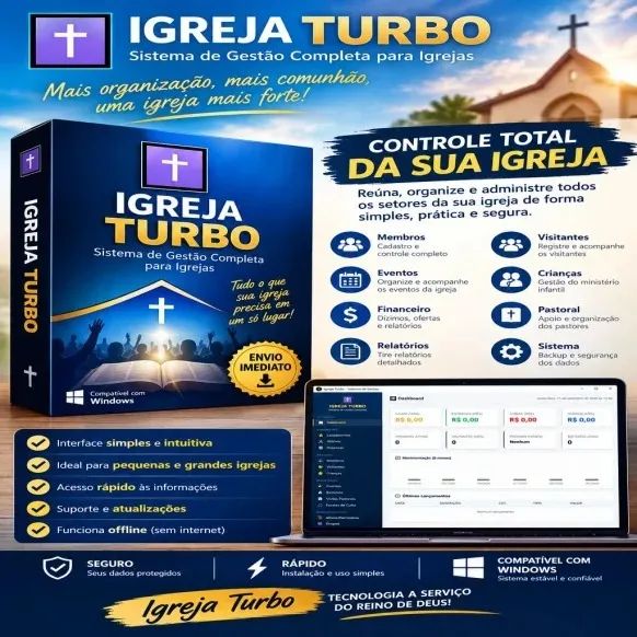 Software para Gestão e Tesouraria de Igrejas