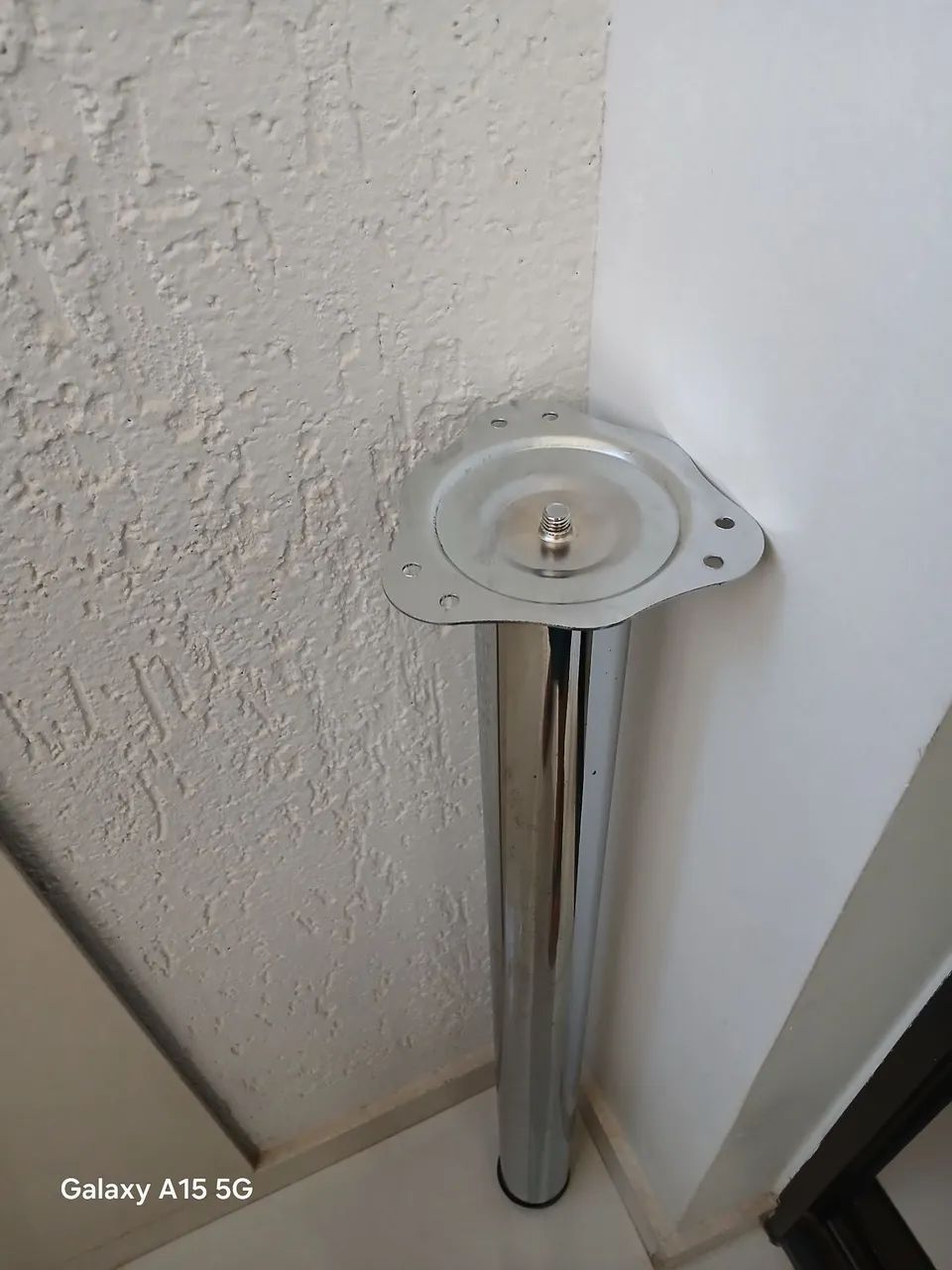 Pé metálico para mesa 76cm - Foto 2
