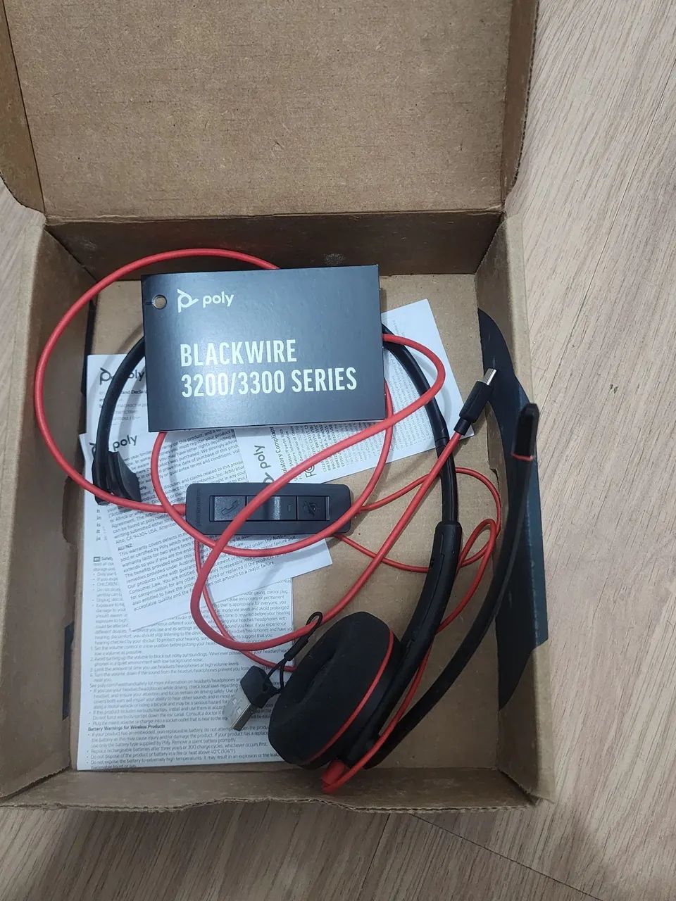 Headset BLACKWIRE 3210 com conector USB e TIPO C - Foto 2