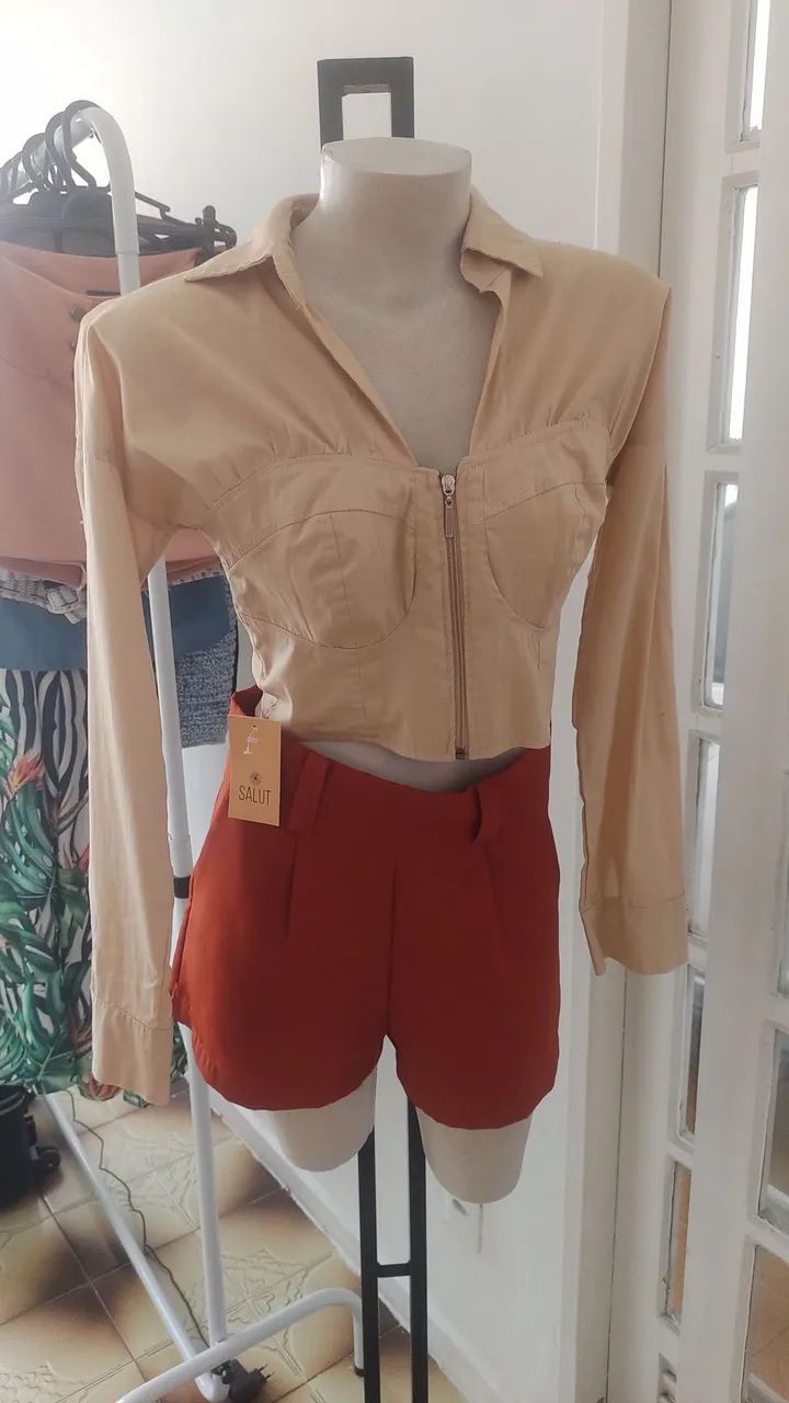 Blusa e short 