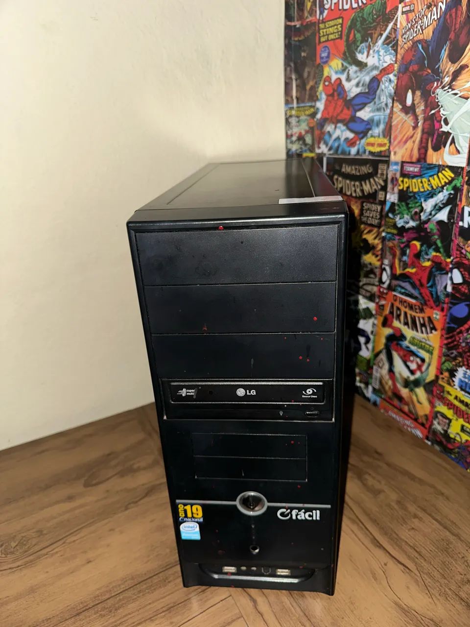 COMPUTADOR PENTIUM DUAL CORE + 2GB RAM + HD + TECLADO E KIT MULTIMÍDIA