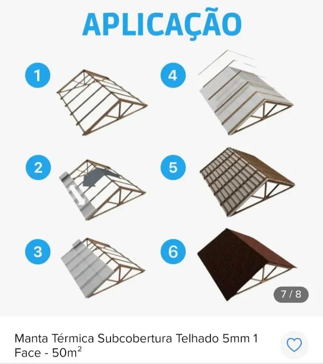 Manta térmica subcobertura 5 mm X 1,20 m X 50 m - Foto 5