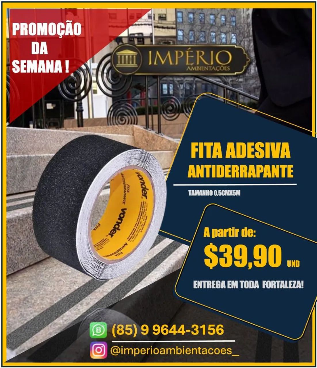 Fita antiderrapante em promoção!