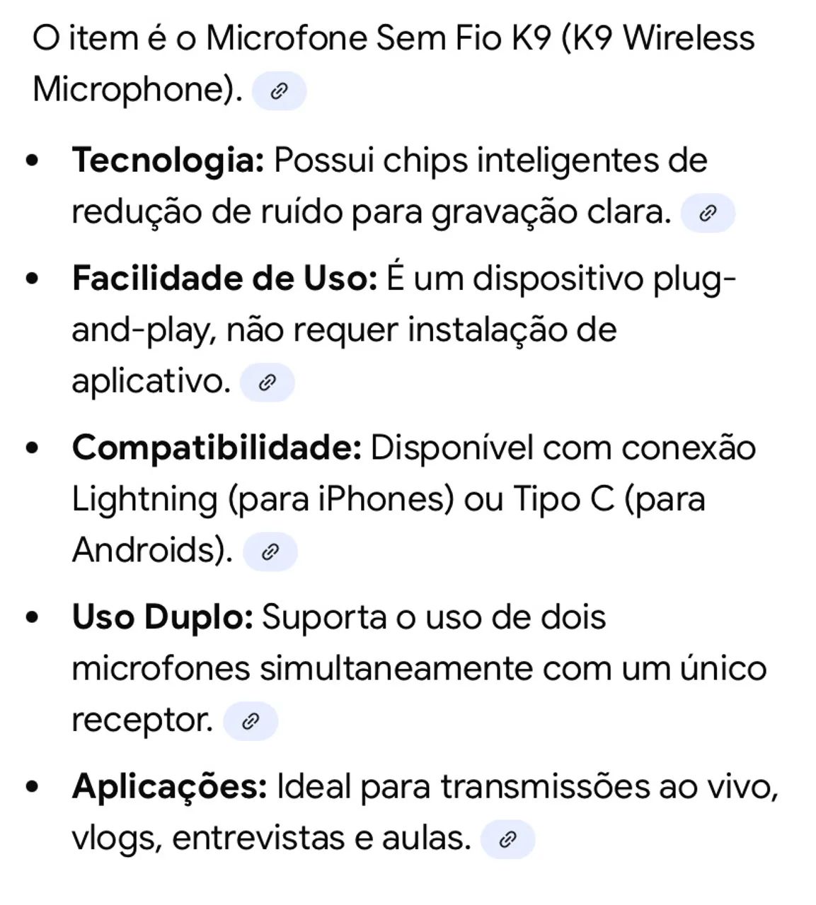 Microfone de lapela  - Foto 4