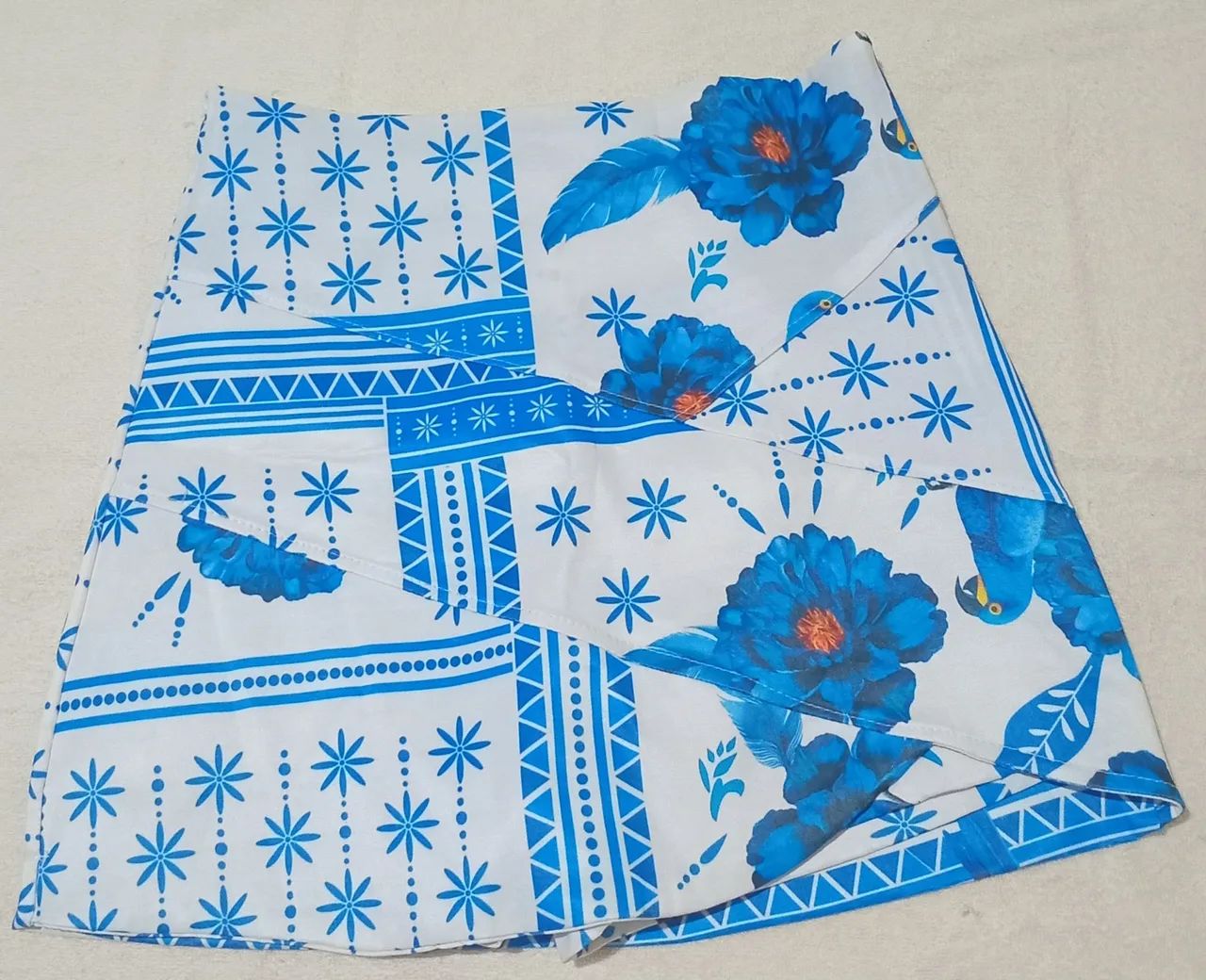 Short saia estampada do 36 ao 38