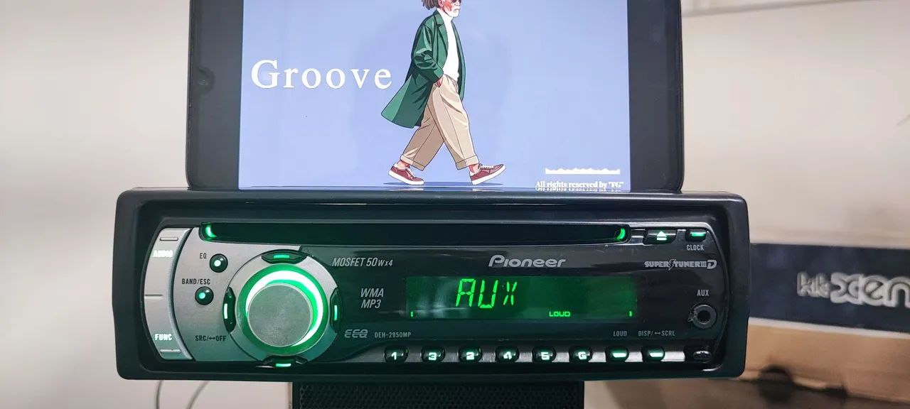 Radio Cd Pioneer Deh-2950MP Com Bluetooth e Led - Foto 3