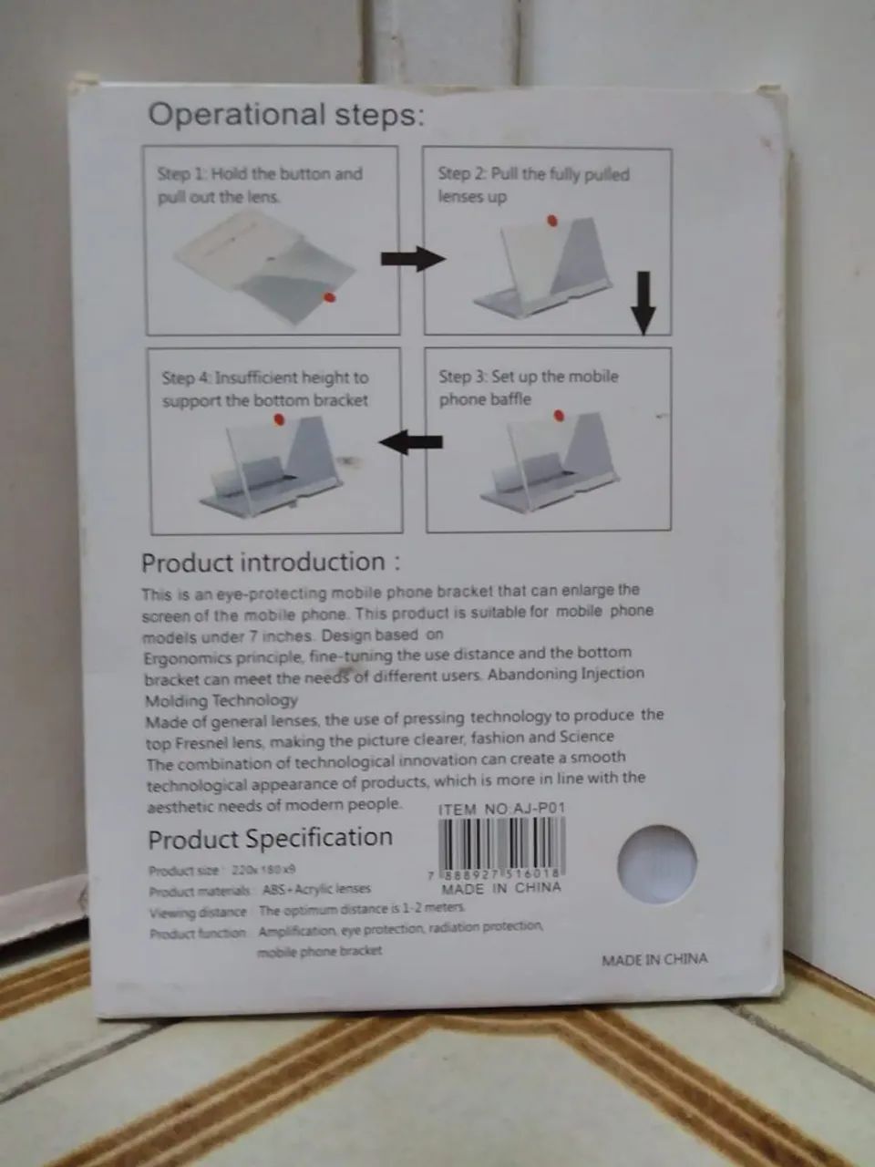 Amplificador de vídeo - Usei muito pouco