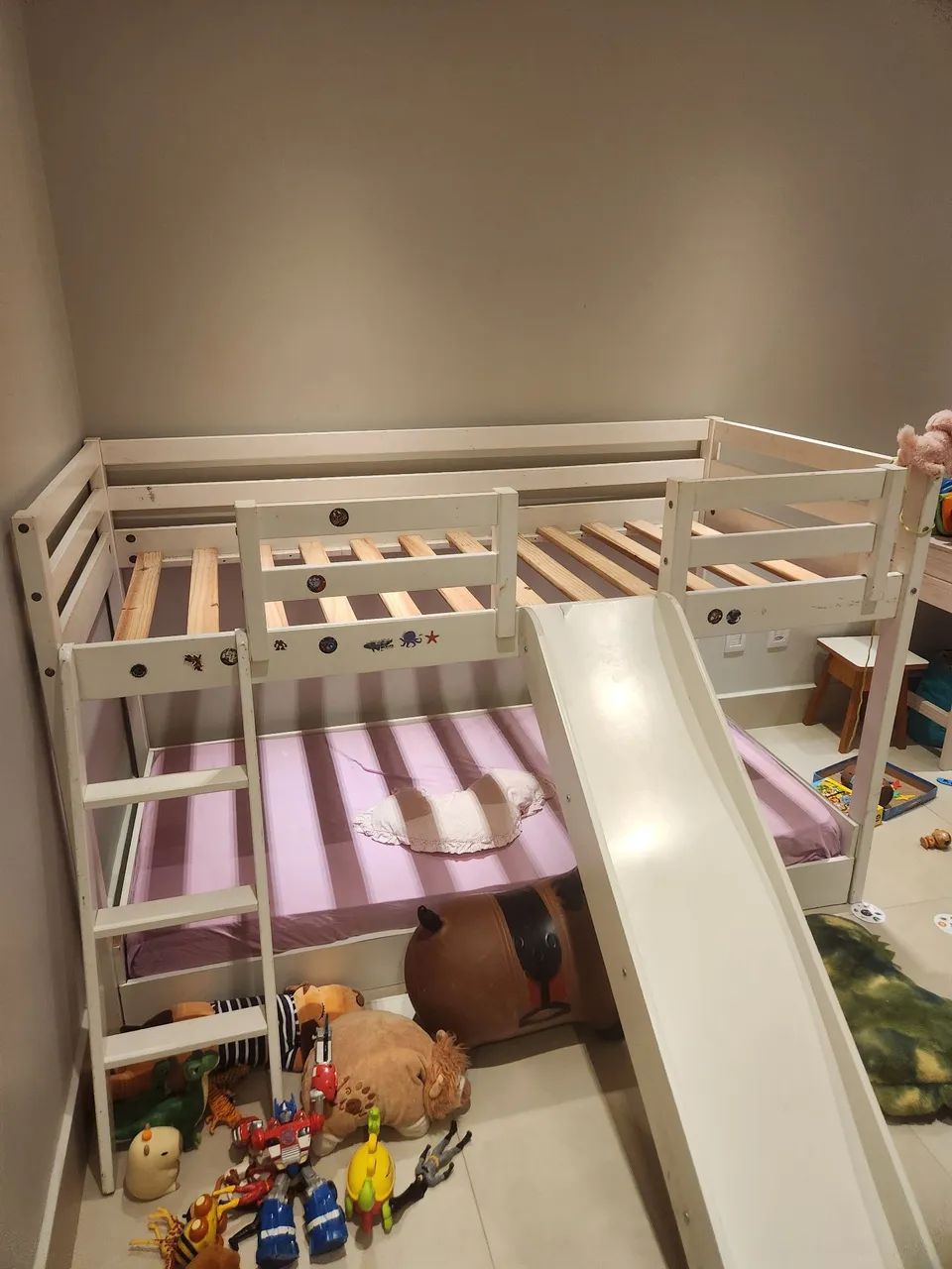 Bicama Infantil com Escada e Escorregador - Foto 5