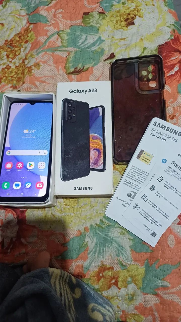SAMSUNG A23 128gb pra vender logo 