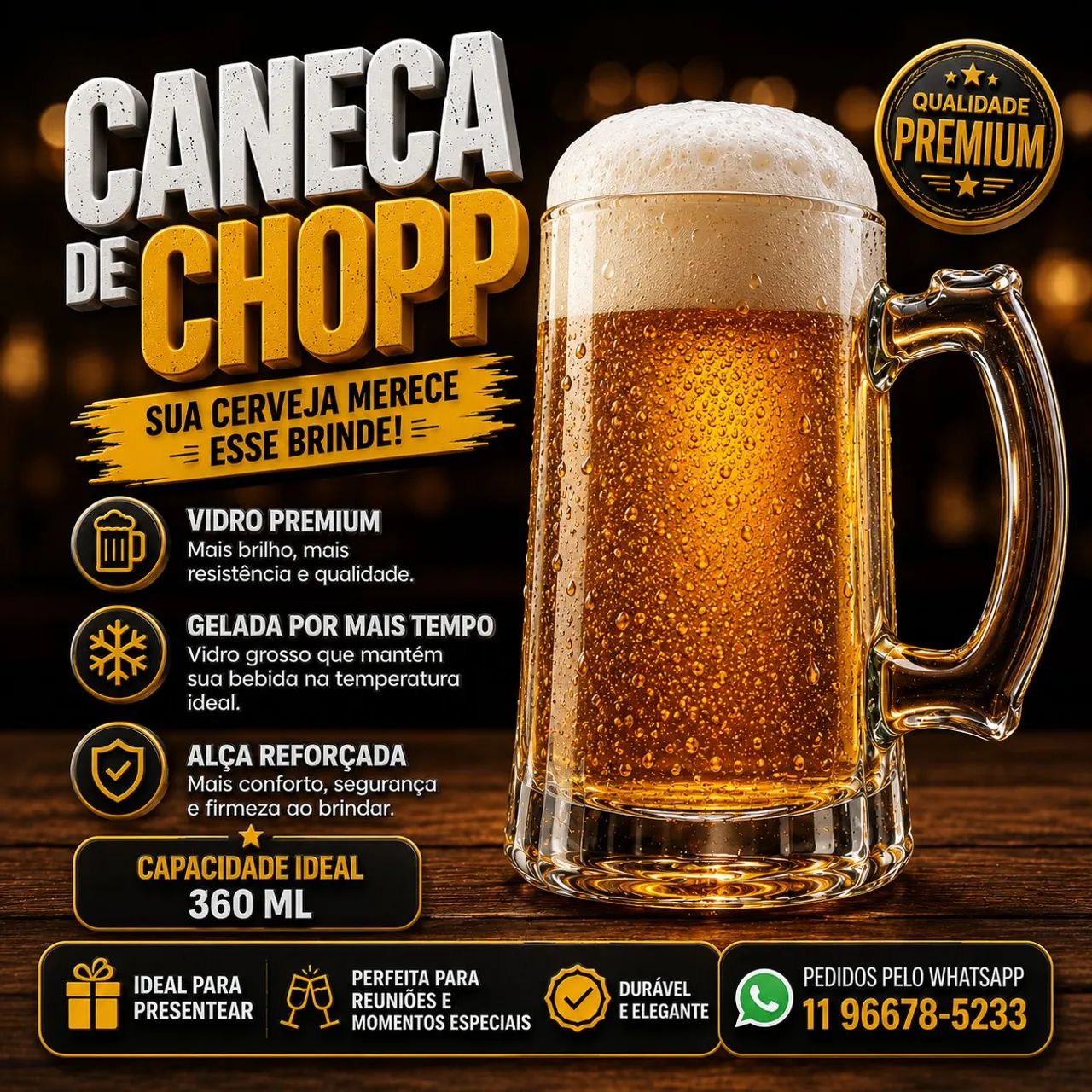 Caneca de chopp 
