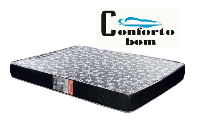 Colchão D28 solteiro 78/88x188x14 - selo inmetro - até 80kg por pessoa
