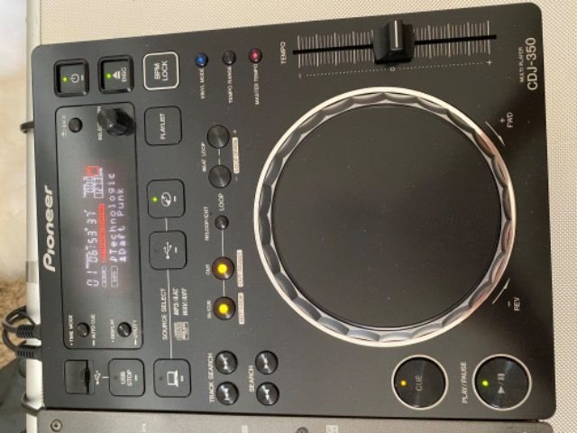 Cdj 350 pioneer mixer Djm 400 kit dj USB com caixa e manual - Foto 5