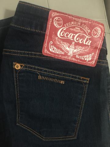 Calça jeans feminina Coca Cola 42 - Foto 4