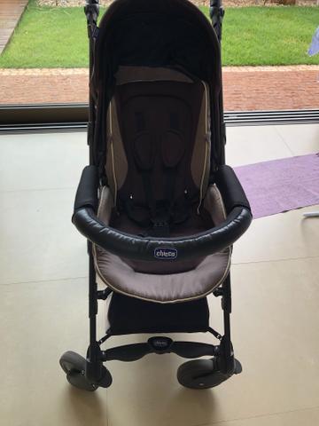 Carrinho bebê/bebê conforto/Moisés - Trio Living Smart Chicco (cor brownie) - Foto 6
