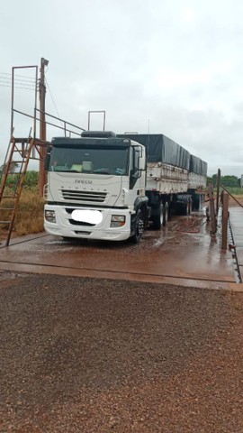 CONJUNTO IVECO HD STRALIS 380 CARRETA BI CAÇAMBA 7 EIXO TRIEL.