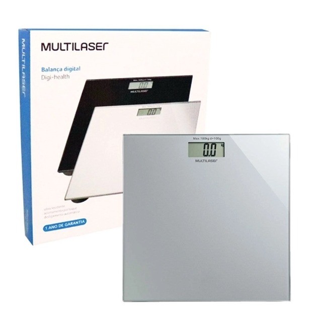 Balança Digital Multilaser HC021 até 180kg - Super Resistente