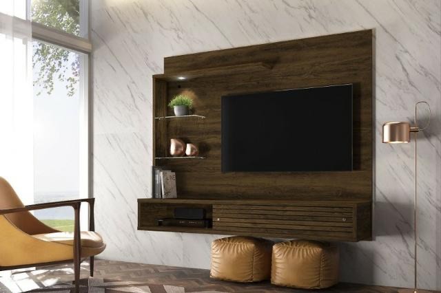 Bancada/Home Suspensa Frizz Select Tv até 50'' Receba Hoje ou Amanhã!!! Abr184 - Foto 3