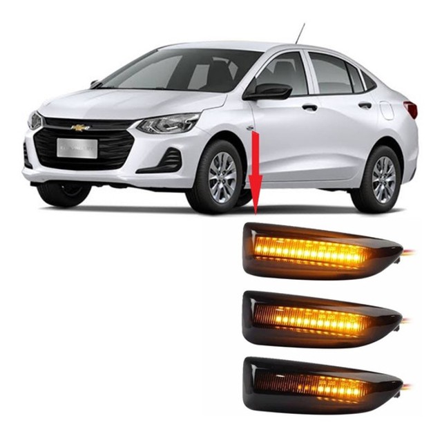 Lanternas setas lateral de pisca onix led sequencial