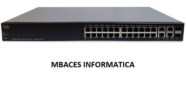 Switch Cisco SF300-24PP 24-Port 10/100 PoE