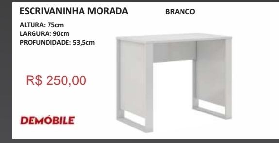 Escrivaninha nova montagem grátis  - Foto 2