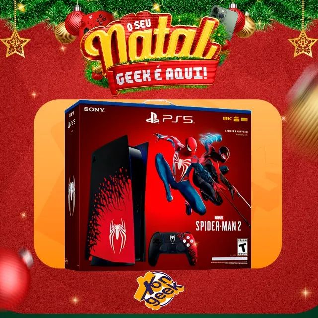 BH GAMES - A Mais Completa Loja de Games de Belo Horizonte - Console  PlayStation 5 - Bundle Marvel's Spider-Man 2 Limited Edition - PS5