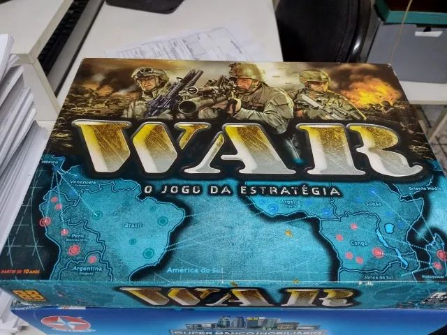 Jogo War - O Jogo Da Estratégia - Jogo De Tabuleiro War