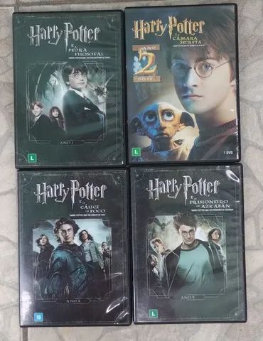 Coleção de DVD's originais da Saga Harry Potter