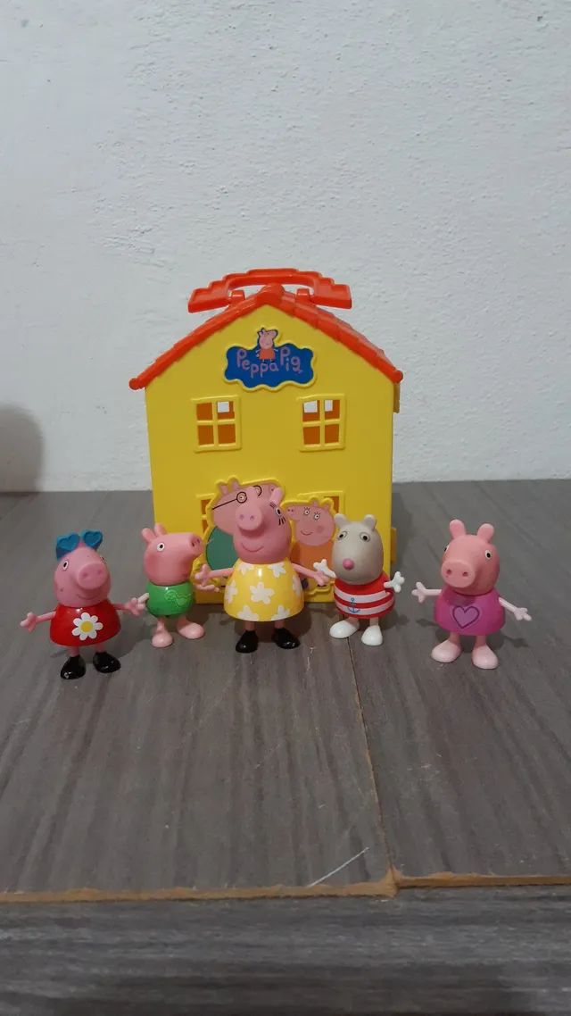 Casinha Casa Gigante Completa Com Acessórios Peppa Pig Sunny