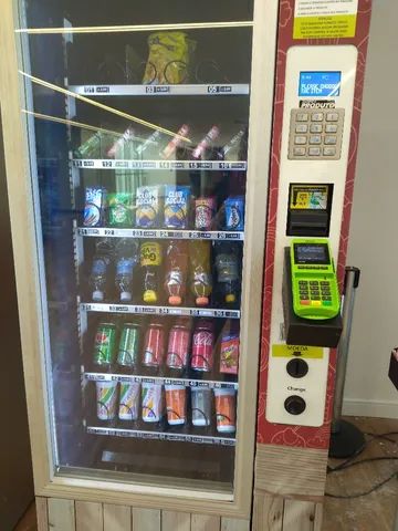 Locação de máquina snack e bebidas 