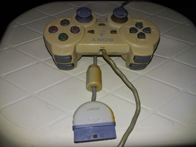 Controle Psone Ps1 Analógico Original Sony Série H Leia a Descrição