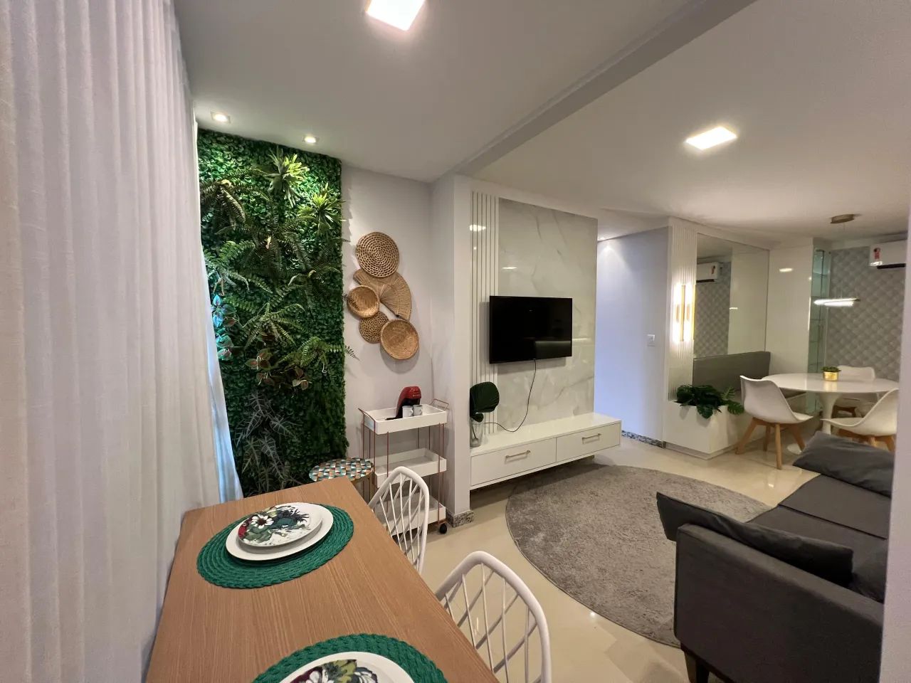 Lindo apartamento completamente montado e decorado na Praia da Itaparica - Foto 4