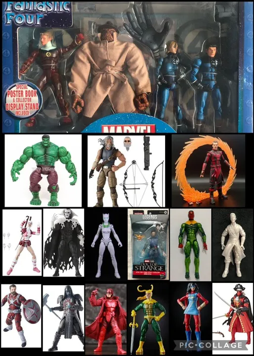 Coleção Bonecos Figuras Marvel Legends X-men Lote Aceito Trocas