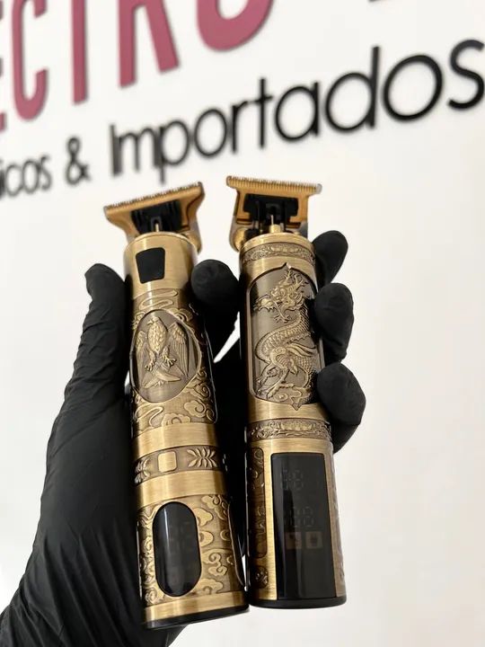 Máquina de cortar cabelo e barba c/visor