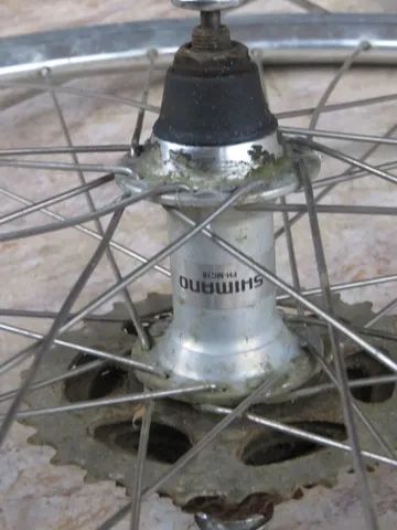 Roda de bicicleta cassete shimano - Foto 2