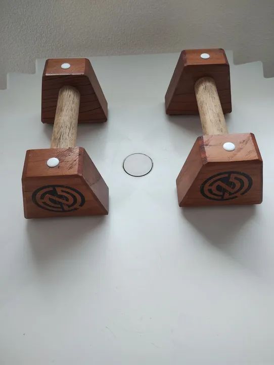 Suportes de fazer flexão semi-novos negociável 