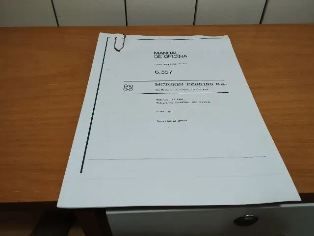 Manual motor Diesel Perkins 6357 de reparo e manutenção - Foto 2