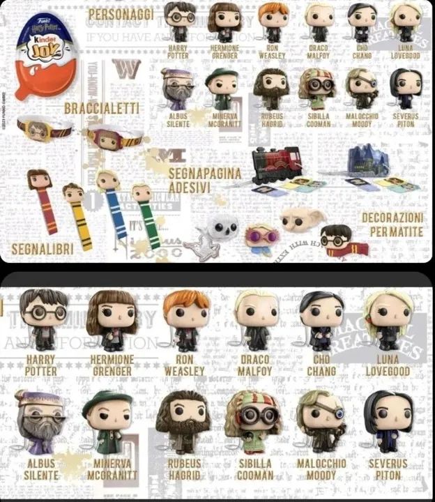 LEIA A DESCRIÇÃO Funko Pop Kinder Joy Harry Potter Draco Minerva Coleção 1 e 2 Quadribol - Foto 5